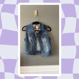 Blue Denim Vest - Forever 21